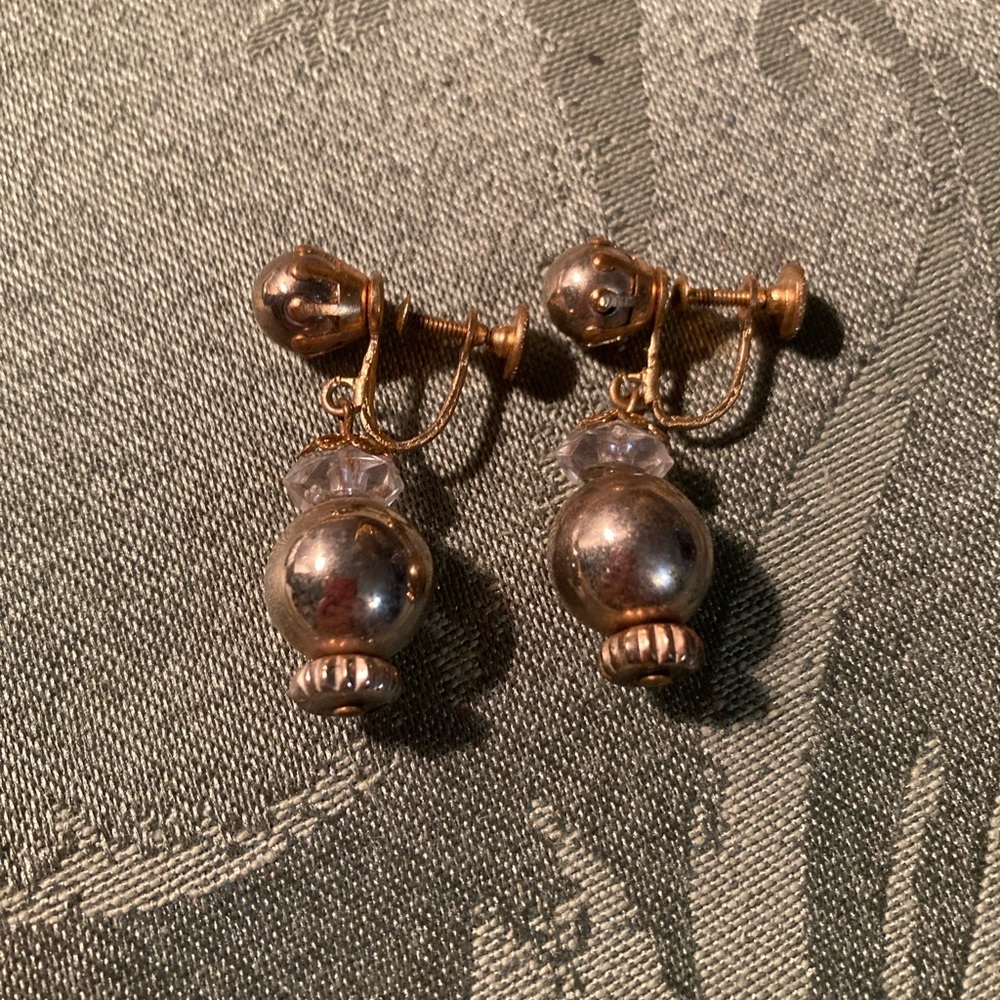 Vintage Screw On Earrings